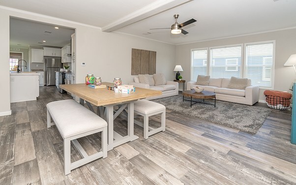Living room at Pine Acre Trails