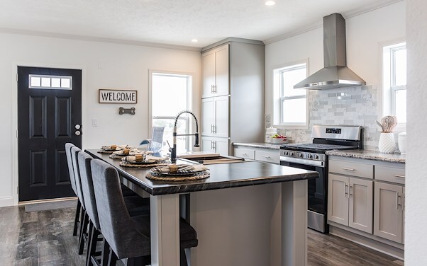 Kitchen inside home