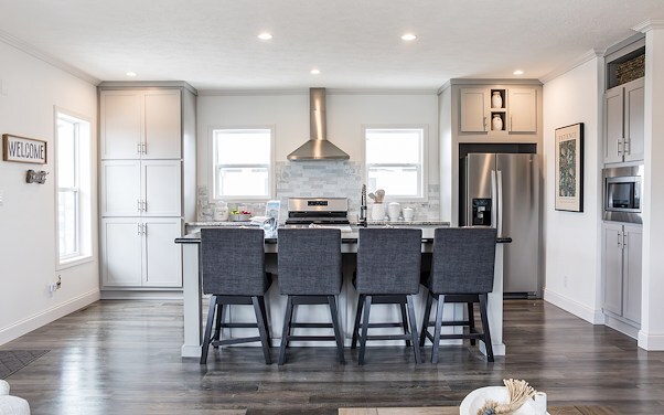 Kitchen inside home