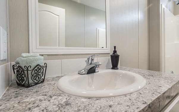 Bathroom sink and faucet