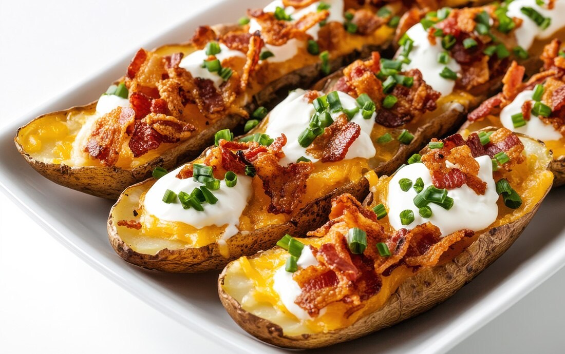 Loaded potato skins