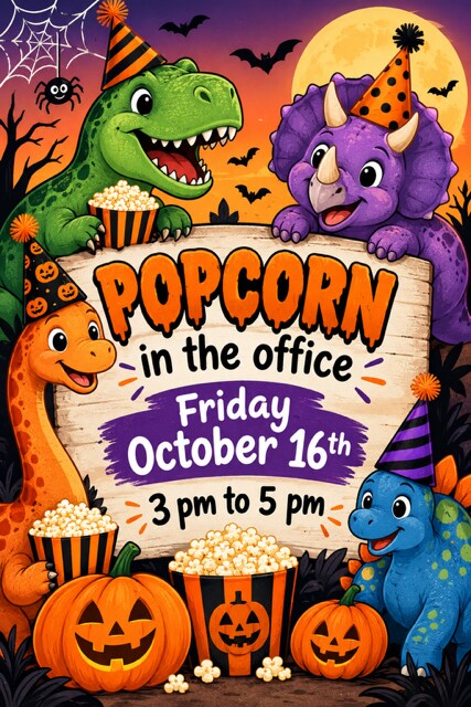 Popcorn In The Office