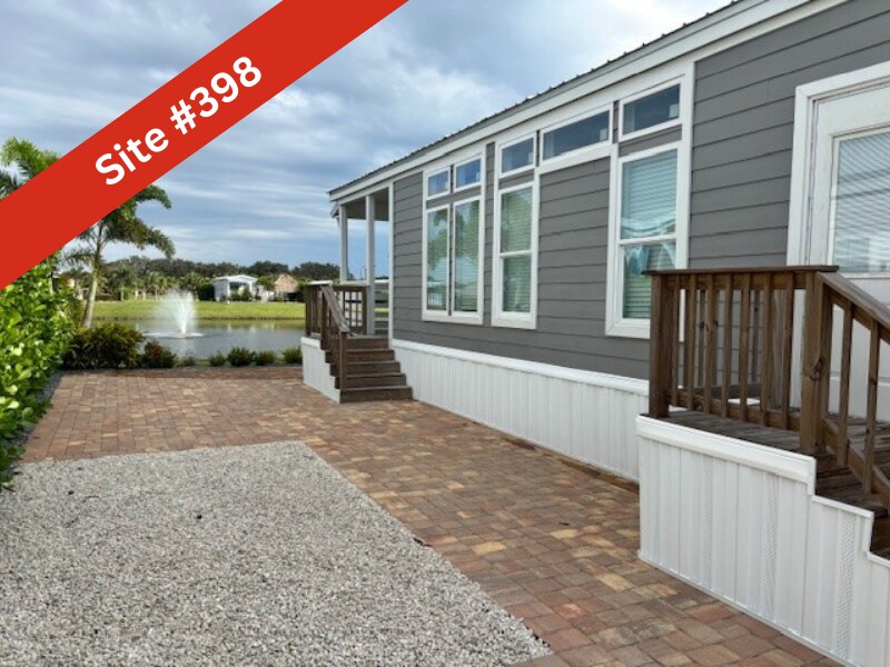 Purchase a park model home at Silver Palms RV Resort in Okeechobee Florida.