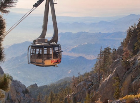 Rotating Tram Car at California Resort