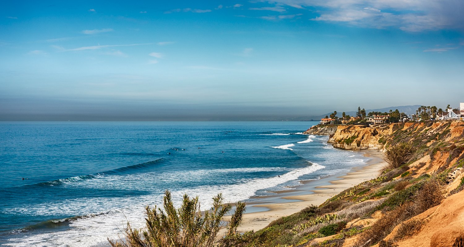 Adventures Beautiful Beaches view at La Jolla California