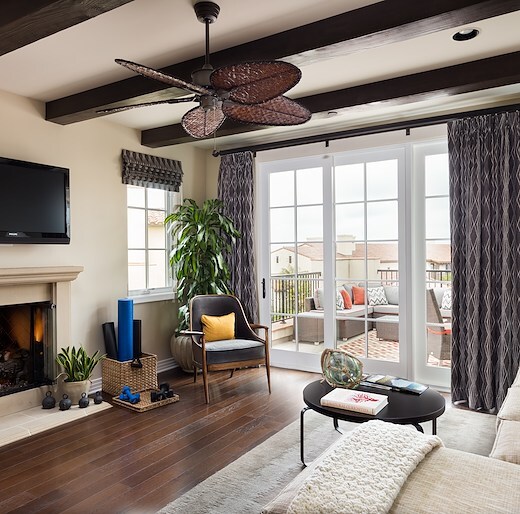 Bungalow suite livingroom facing terrace Terranea Resort Rancho Palos Verdes California