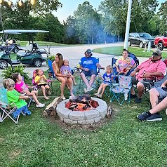 Enjoy Fire Camp With Family at Great Escapes RV Resorts, Texas