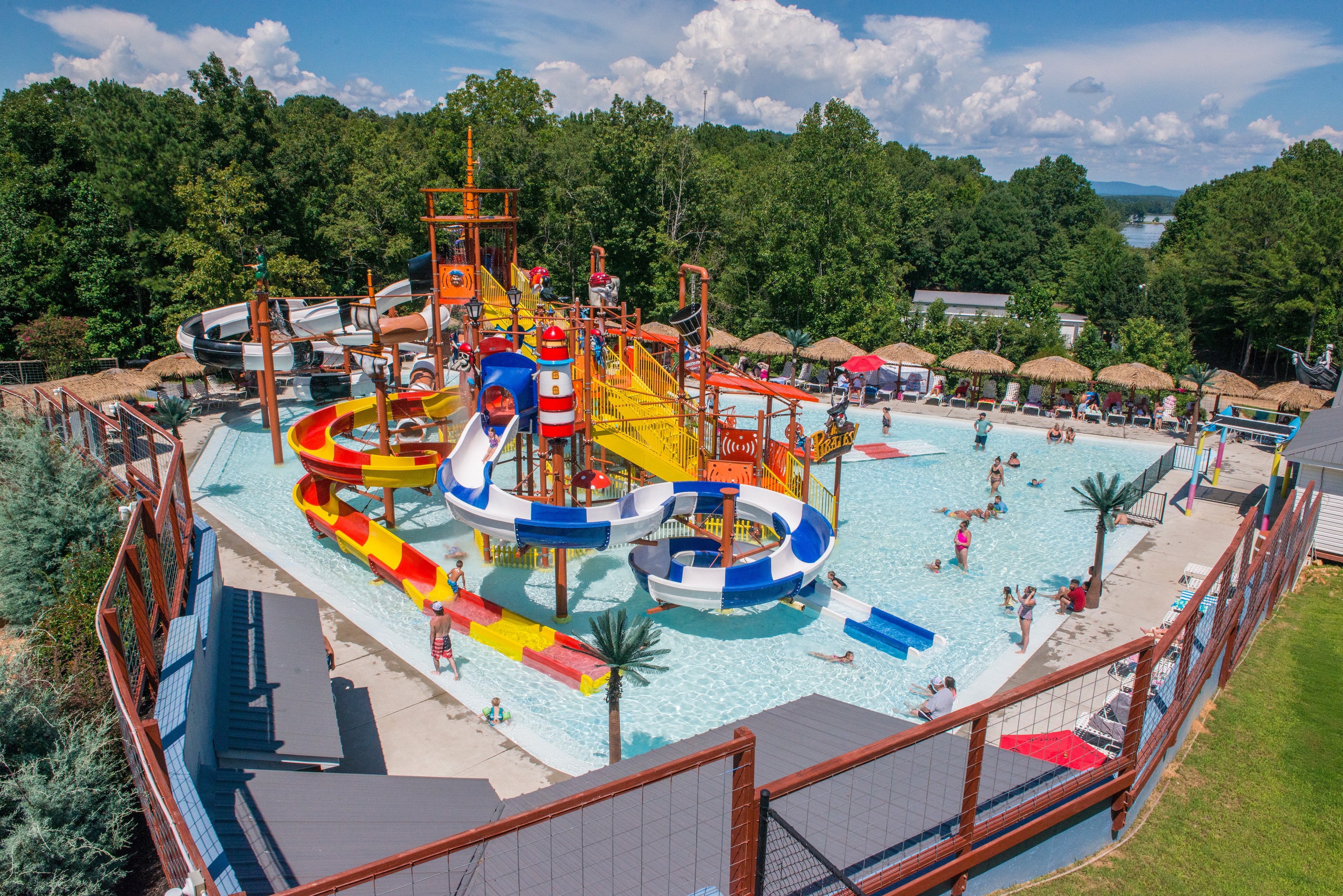 Sun and fun for everyone at Pirates Bay Waterpark, Leesburg Alabama