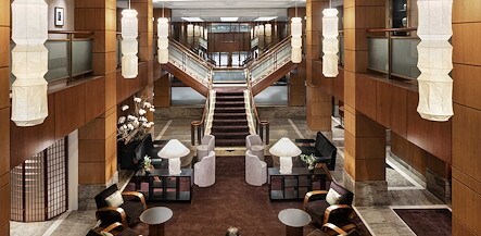 Wide Lobby View of The Kitano Hotel New York