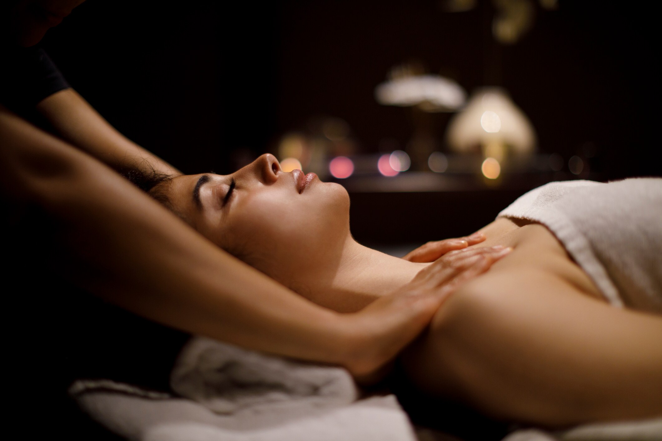 Guests Enjoying the Hawkeye Spa Package in New York