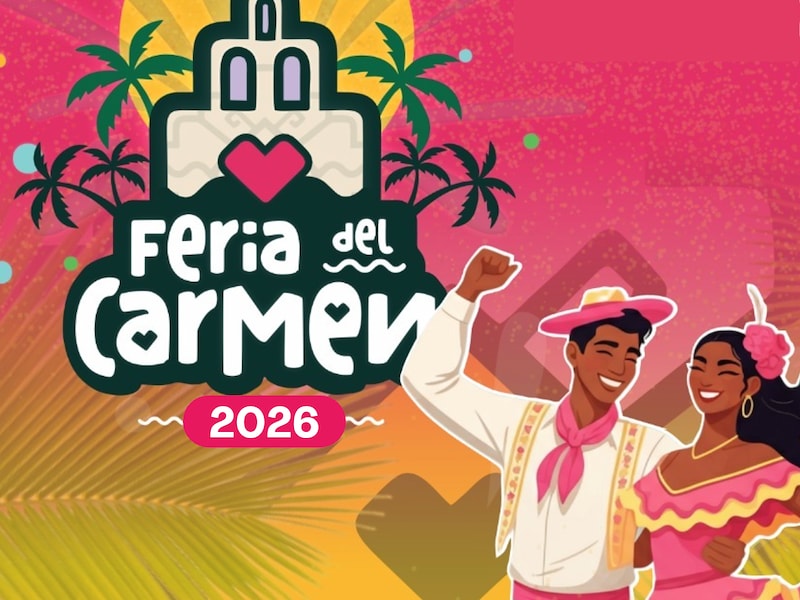 A man and woman dancing in Feria del Carmen, events in playa del carmen mexico