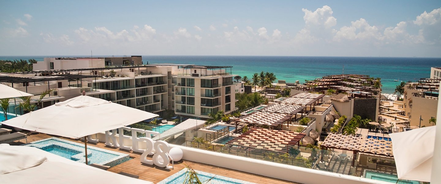 A stunning view of The Reef Resorts at Playa Del Carmen Mexico
