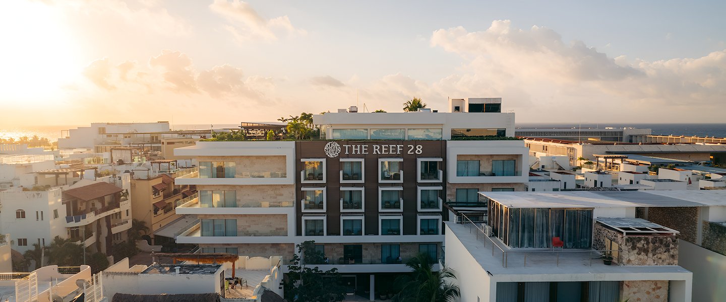 The Reef 28 Hotel & Spa offers luxury adults-only accommodations in Playa Del