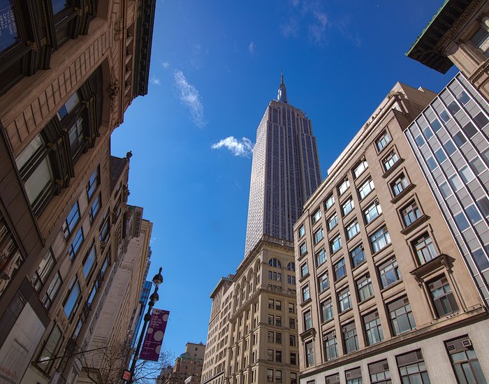 The Empire State Building at New York