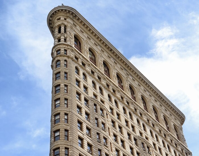 The Flatiron Building at NYC, New York