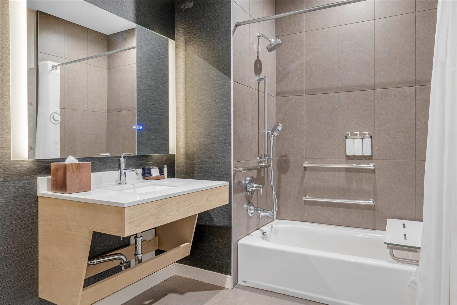 In-room Bluetooth Mirrors at Cambria Hotel Burbank Airport