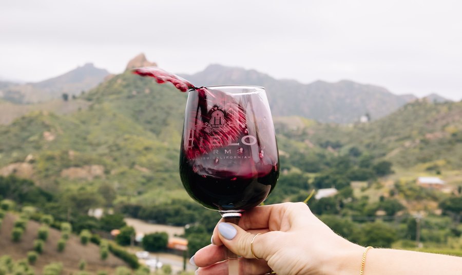 Wine Tasting at The Barn at Cielo Farms by Cambria Calabasas Malibu Hotel
