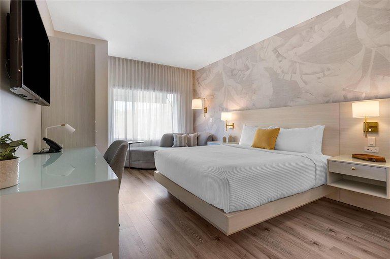 1 King Bed