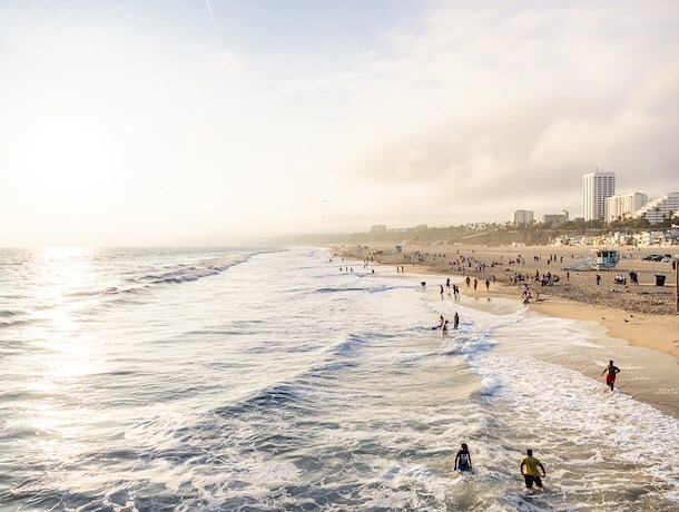 Santa Monica’s Beachfront, California