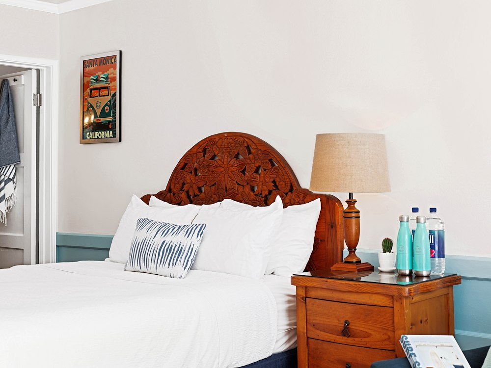 Bedroom View of Classic King at Sea Blue Hotel, Santa Monica, California