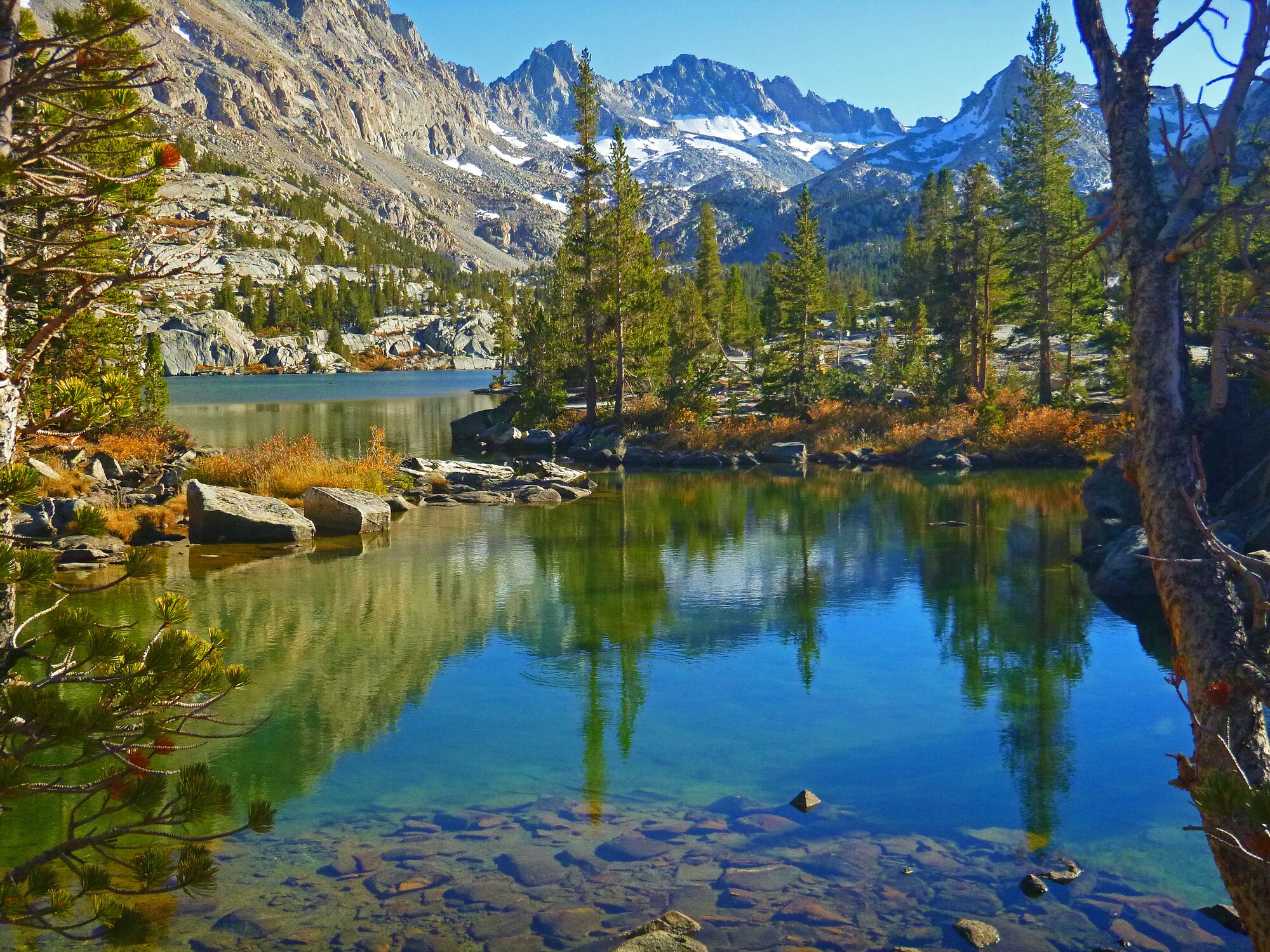 River and Mountain view at Bishop California