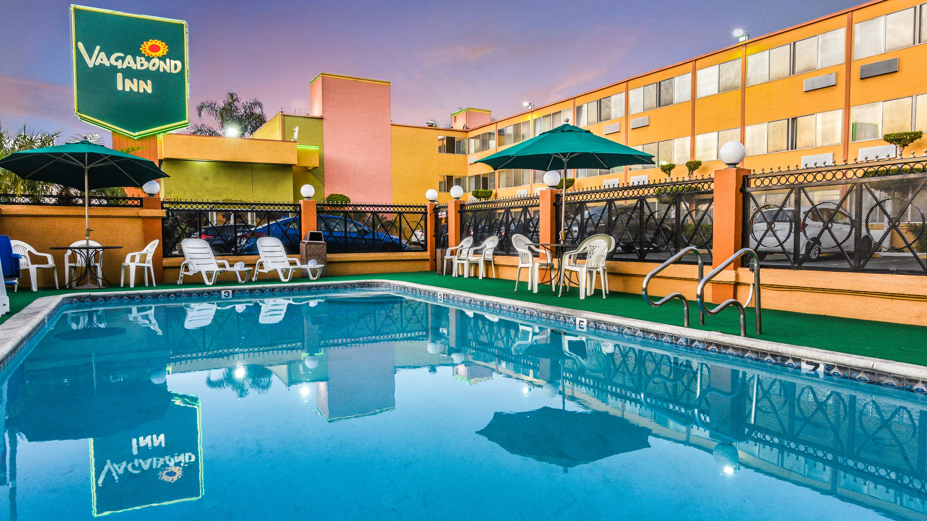 Outdoor Pool of long beach California