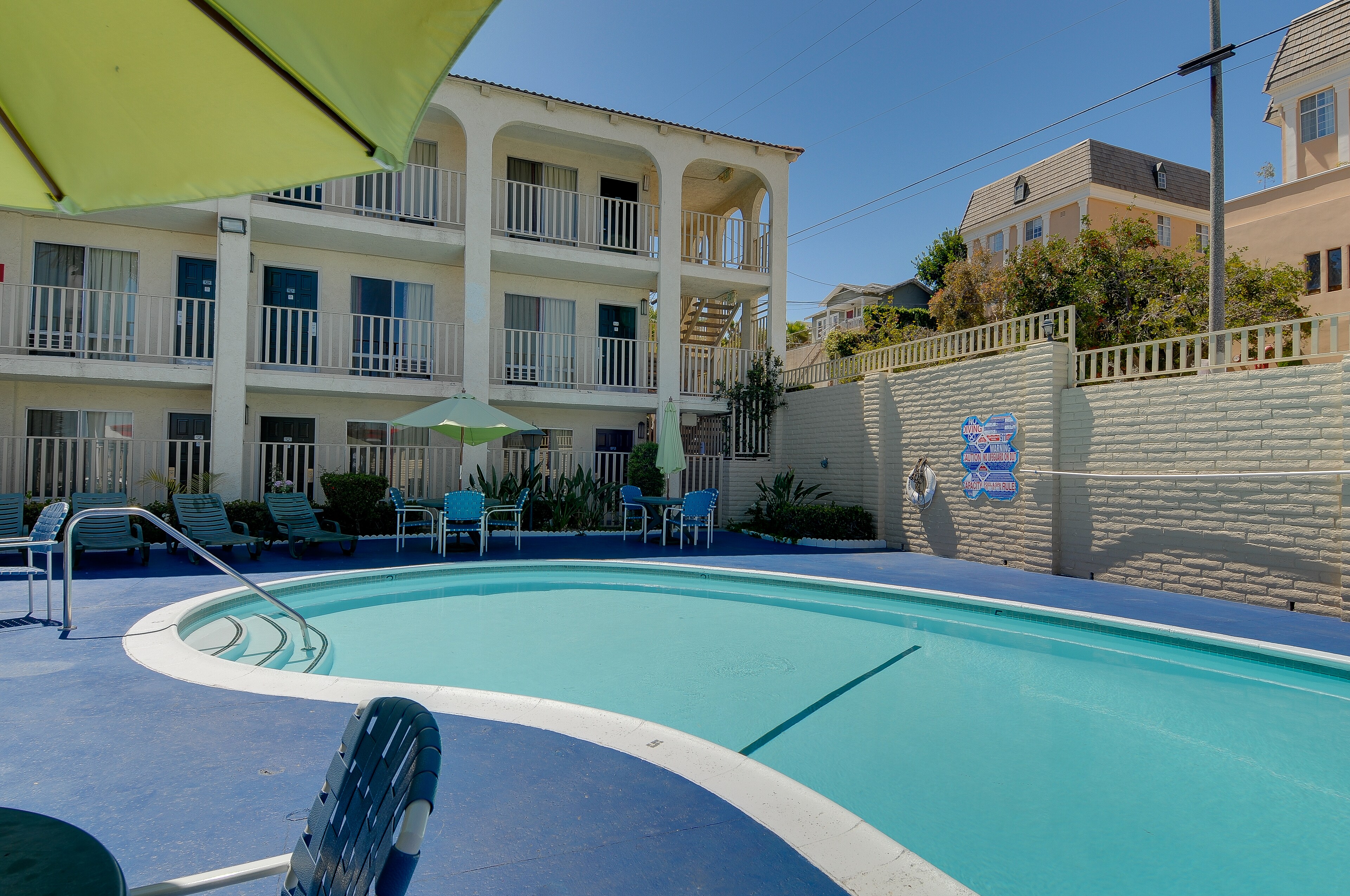 Outdoor Pool at Vagabond Inn - San Pedro