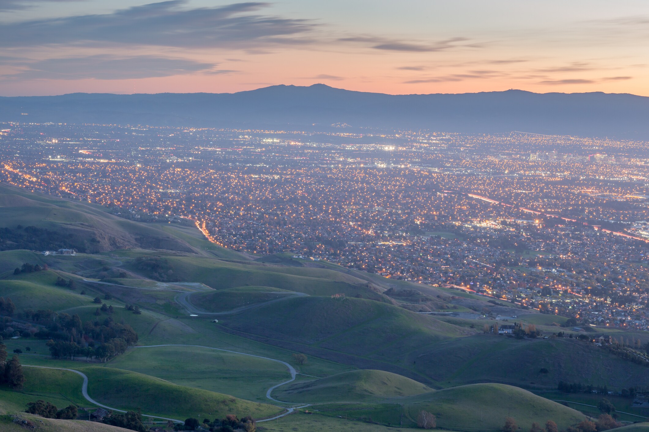 Panoramic View Of Sunnyvale California