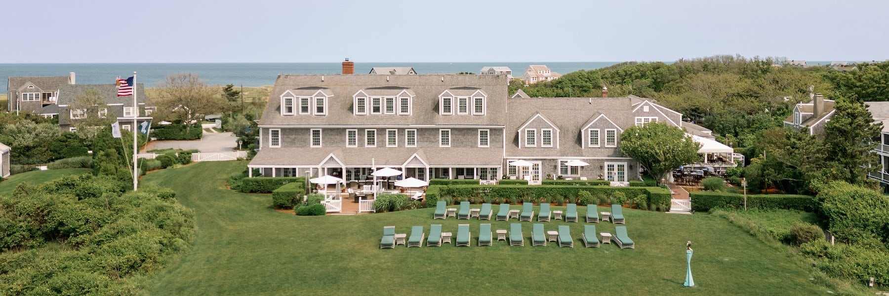 Intimate Meeting Setup Overlooking the Ocean at The Wauwinet