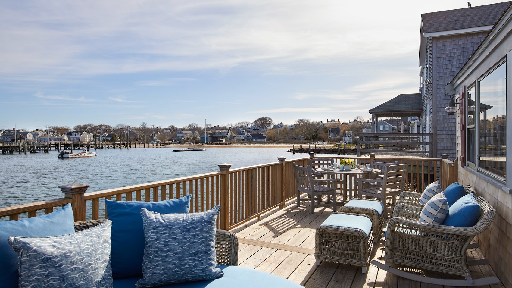 Bright and Airy Living Space at The Cottages Nantucket