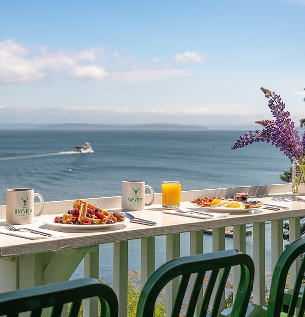 Dine on Our Oceanfront Deck