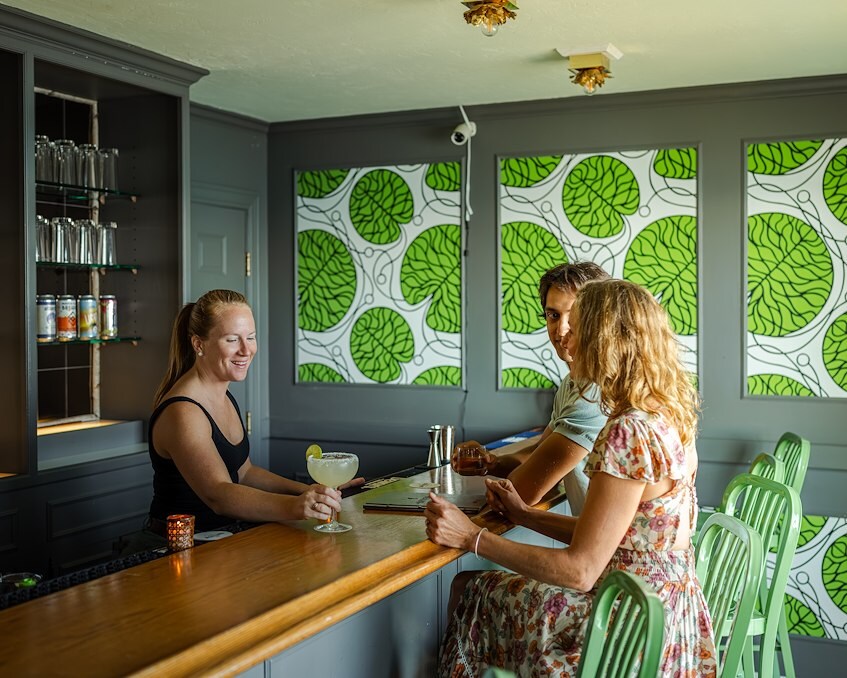 The Rusticator Room at The Bayview Hotel, Bar Harbor, Maine