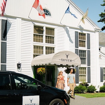 Complimentary Downtown Shuttle Service, The Bayview Hotel, Bar Harbor, Maine