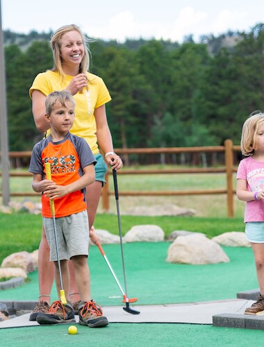 Miniature Golf Snow Mountain Ranch At Ymca Of The Rockies