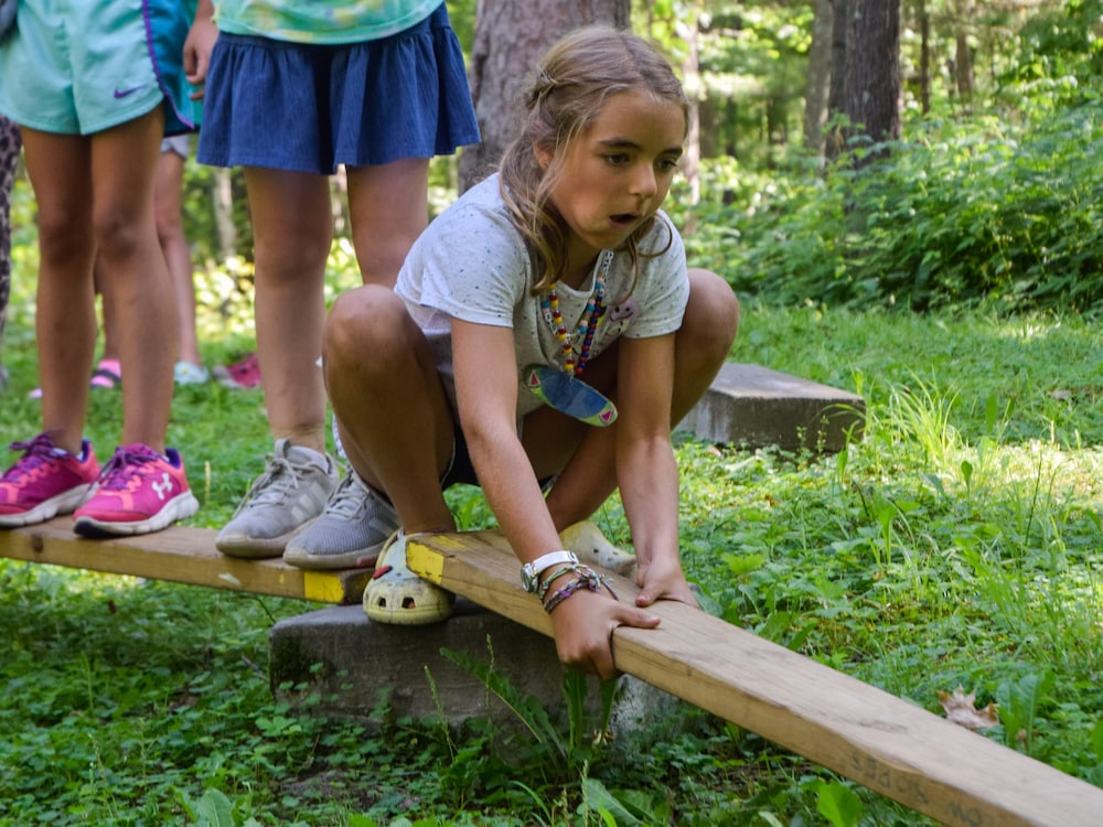 Low Ropes at Camp Lincoln and Camp Hubert Nisswa Minnesota 