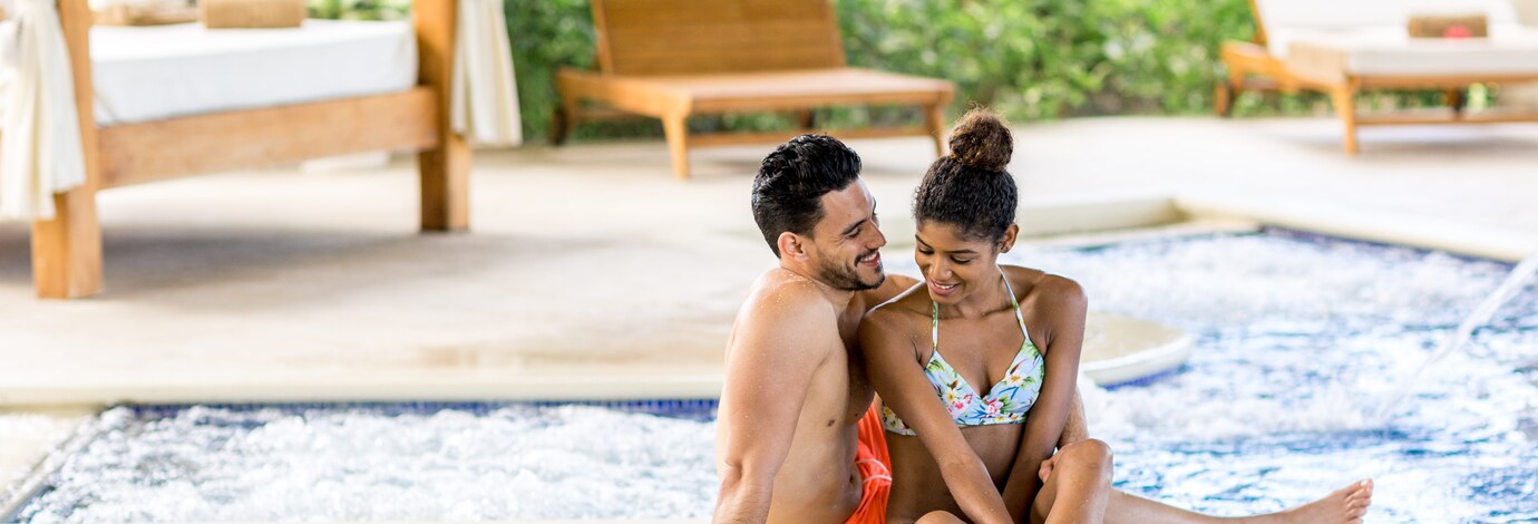 Affordable Honeymoon Majestic Resorts Spa couple