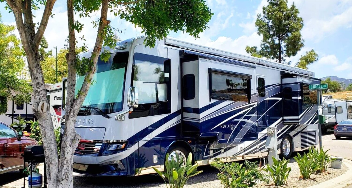 Luxurious RV at Circle RV Resort El Cajon, California