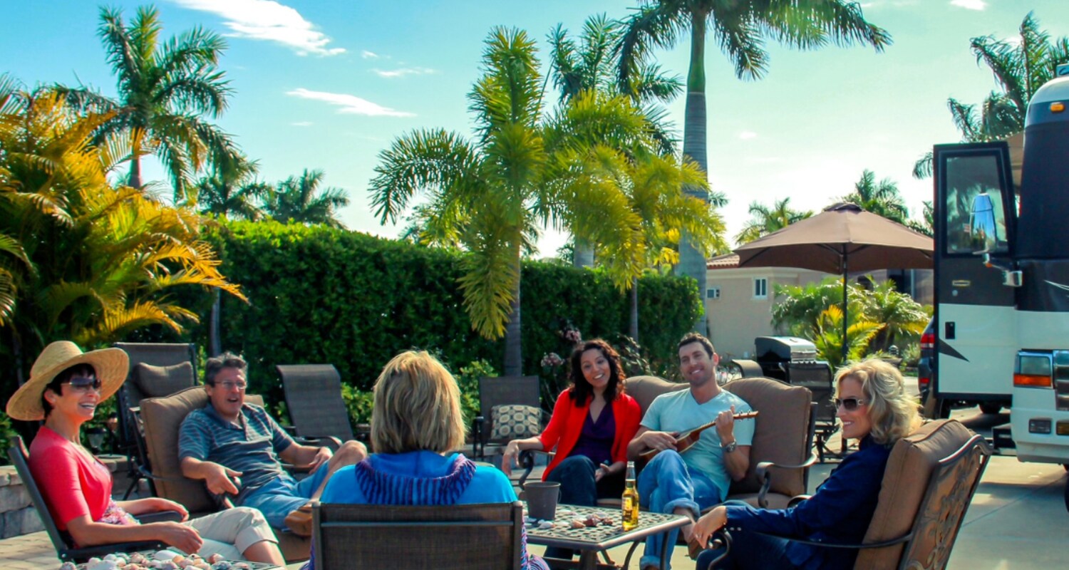 Family Reunion in Sunland RV Resorts La Jolla, California 