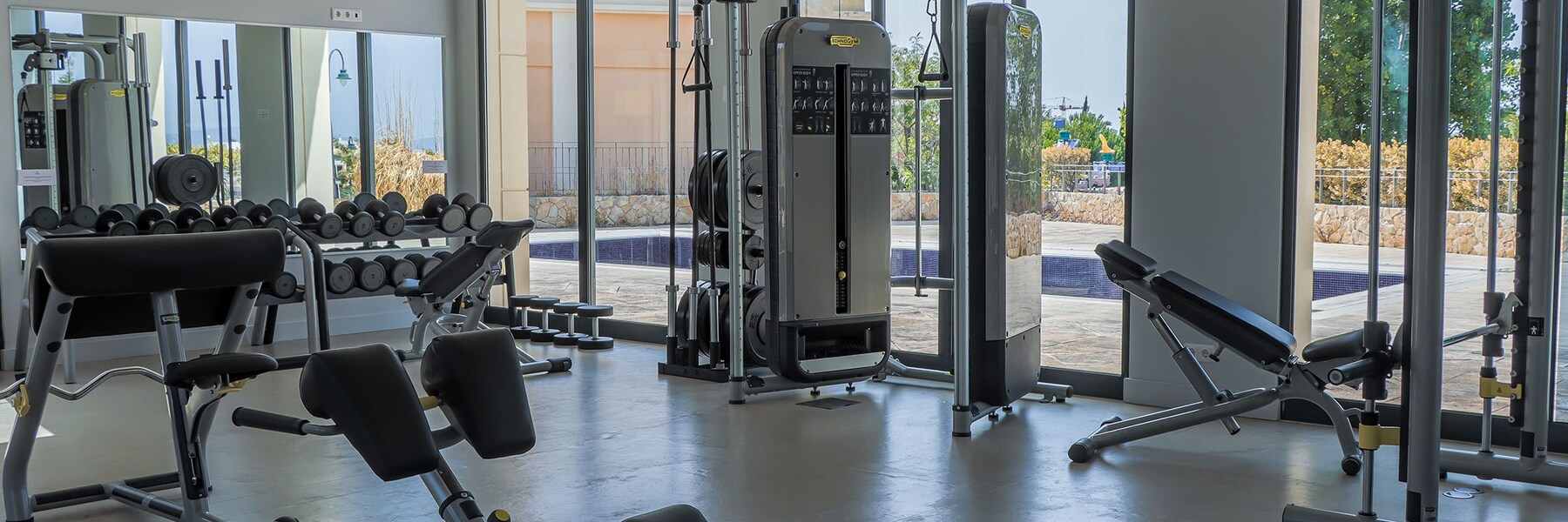 Gimnasio y centro de fitness en Cascade Wellness Resort, Lagos