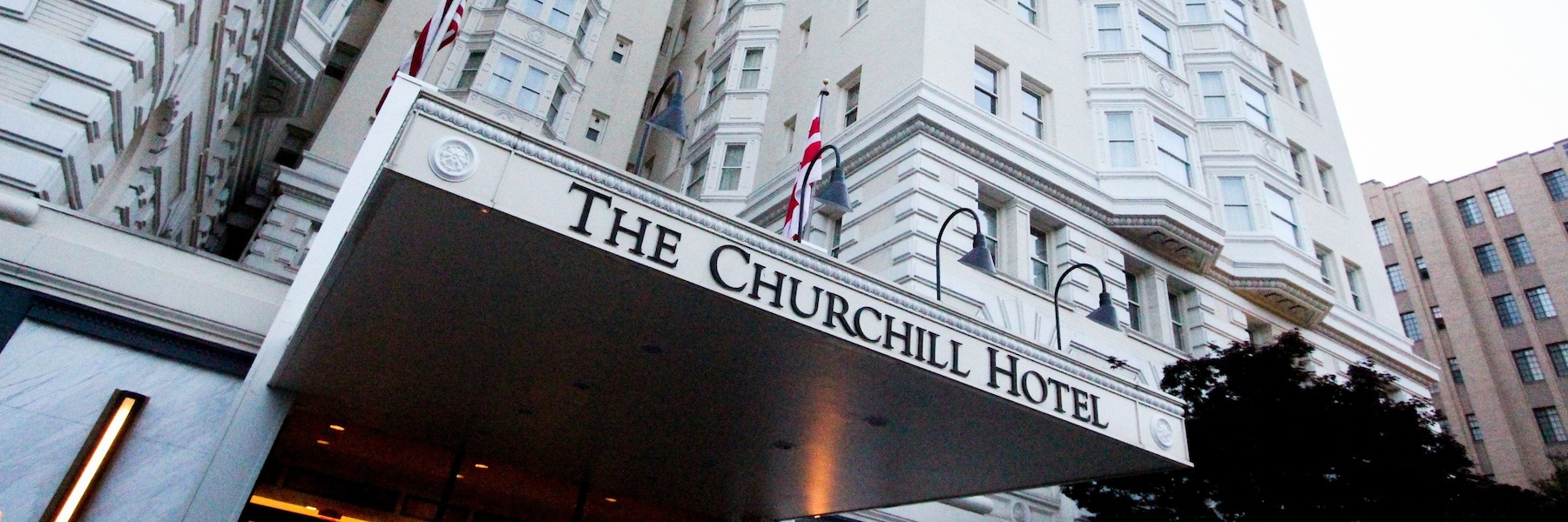 Sitemap of Churchill Hotel Near Embassy Row, Washington DC