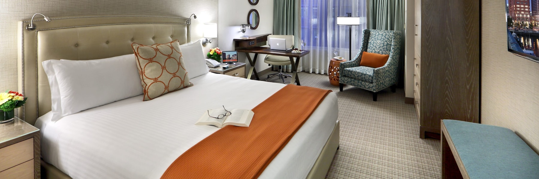 Deluxe Room One King Bed at Seaport Hotel & World Trade Center, Boston