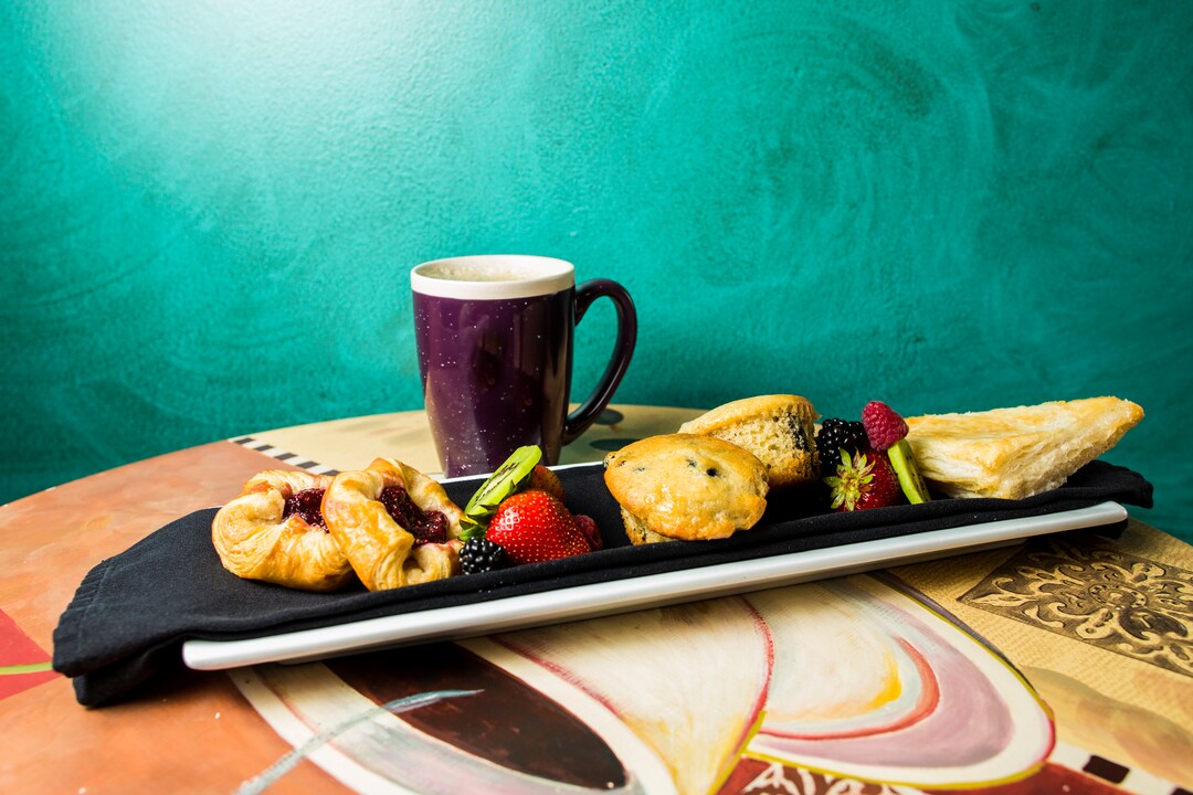Coffee and Fresh Baked Goods at Grand View Lodge Nisswa Minnesota