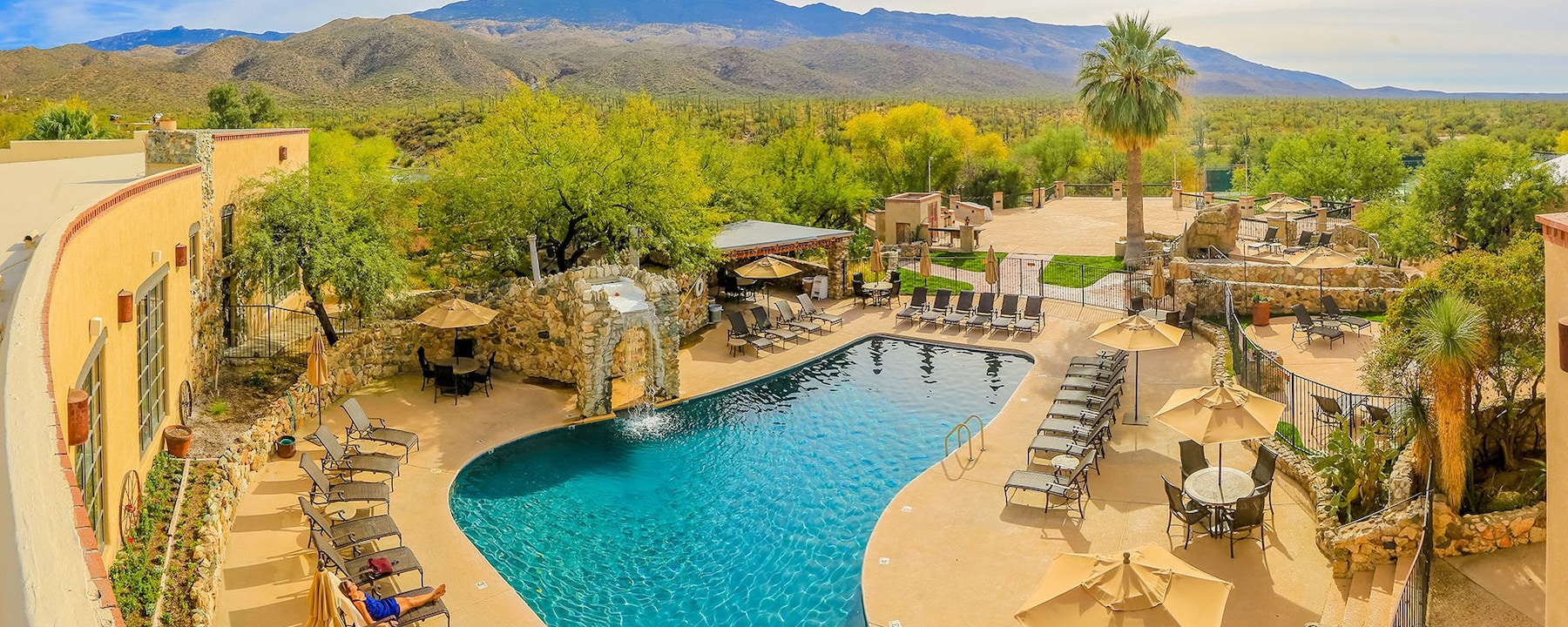 Swimming & Hot Tub at Tanque Verde Ranch, Tucson, Arizona