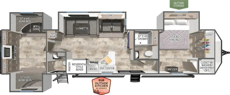 Yogi Bear Bunkhouse-14