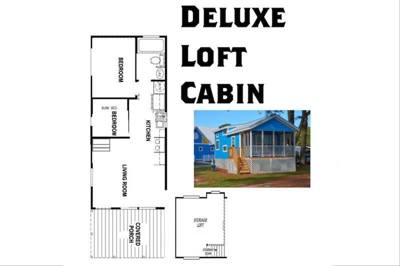Deluxe Loft Cabin-10