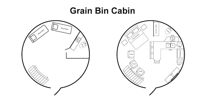 Grain Bin Cabin-15