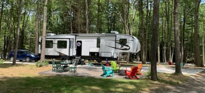 50/30 Amp VIP Pull Through- Full Service RV Site-1