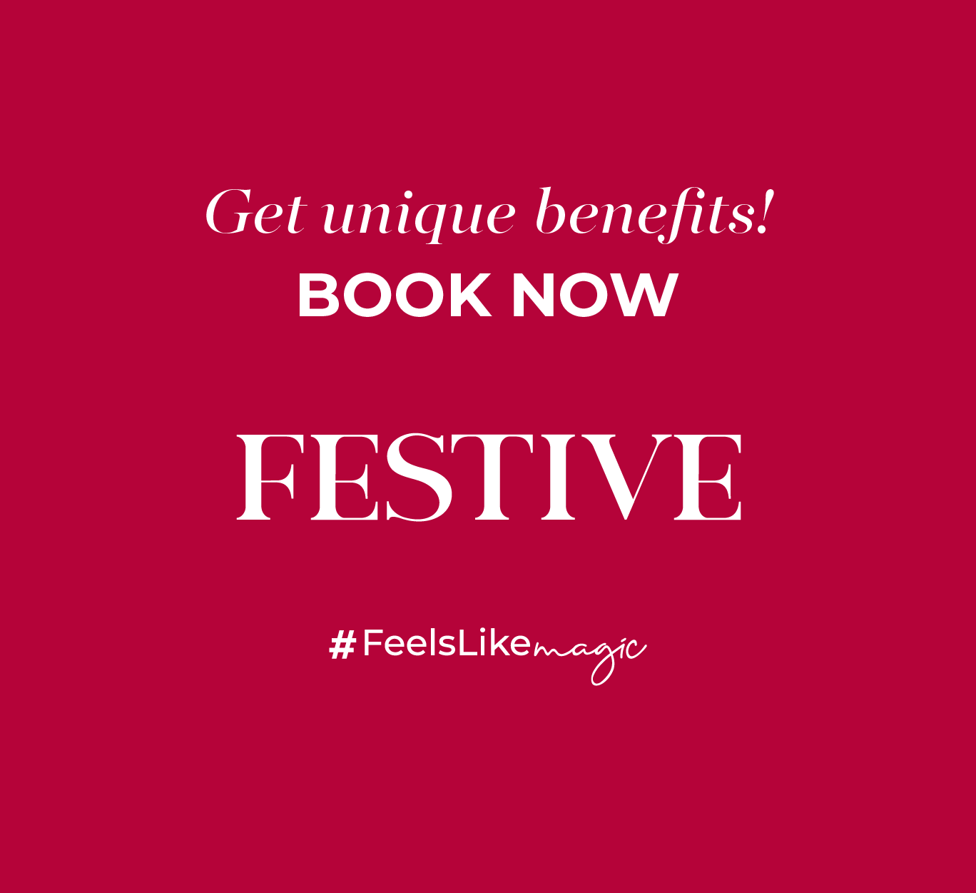 Get unique benefits!