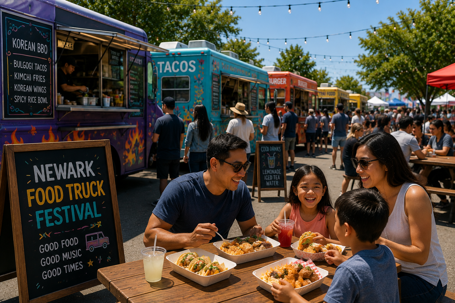 Food truck festival fun in Newark