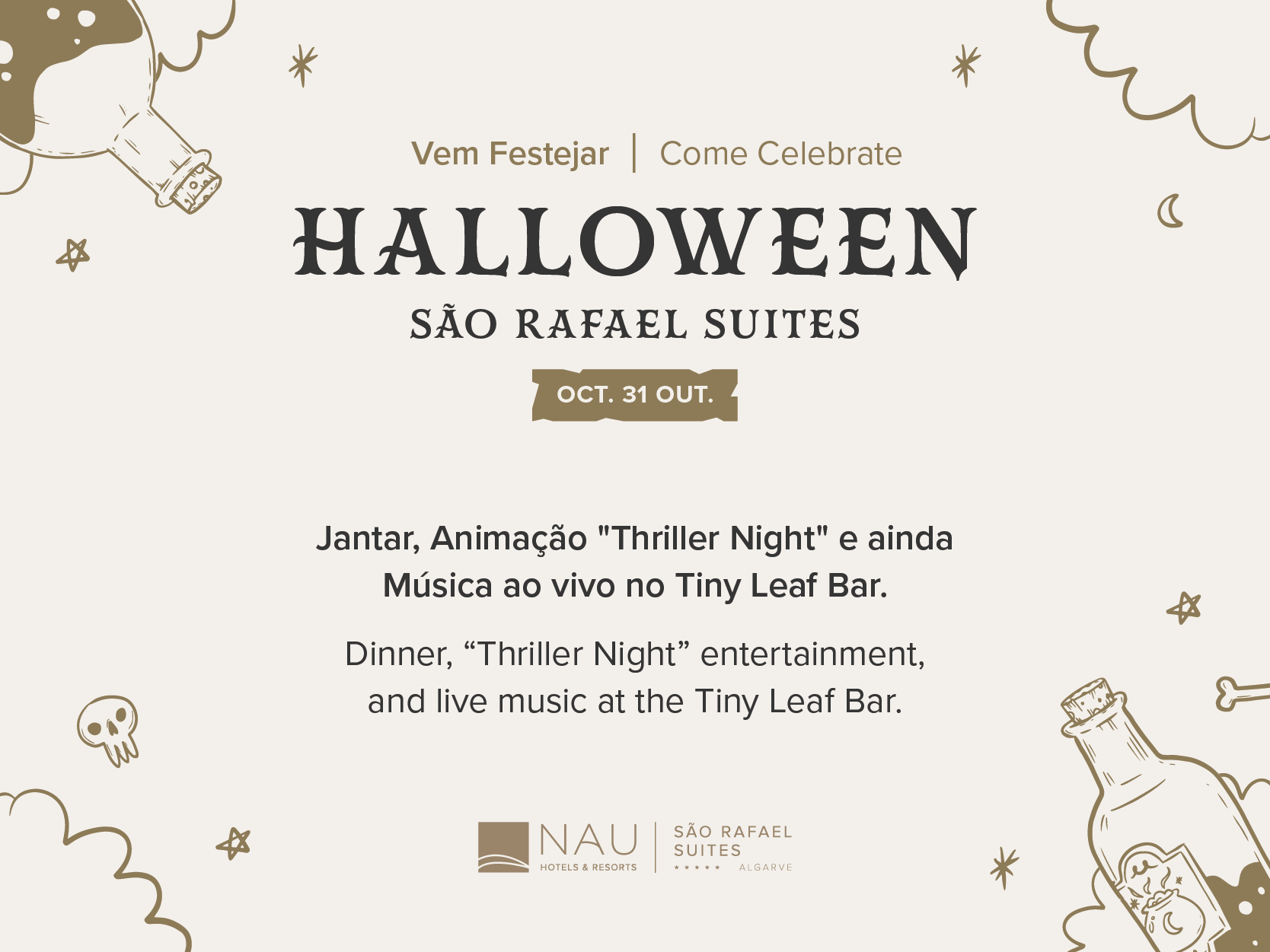 Jantar de Halloween 2025